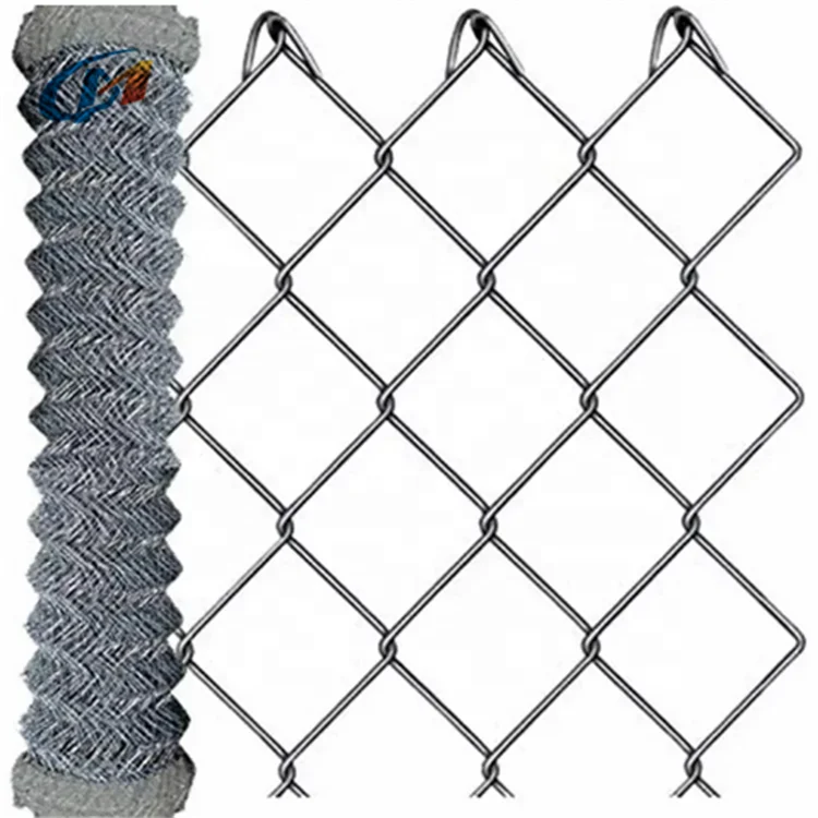 4 FT. X 50 FT. 9 Gauge Galvanized Chain Link Fence/ Black Chain Link Fabric/ Diamond Wire Mesh Fence