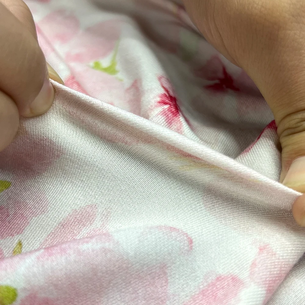 Wholesale knitted breathable soft touch spandex tencel modal fabric for baby clothes