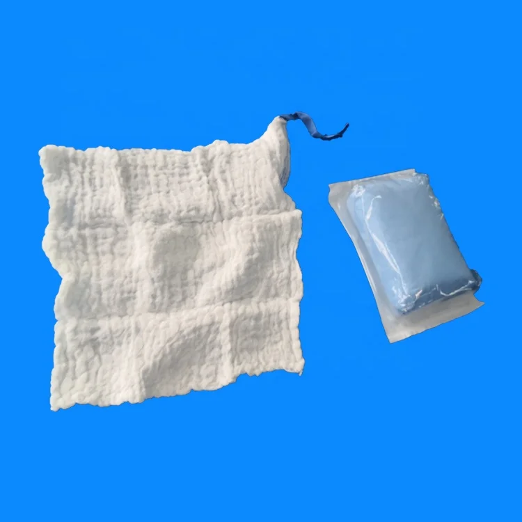 Factory price High quality 100% cotton Medical Laparotomy Gauze Sponge Sterile Abdominal Pad