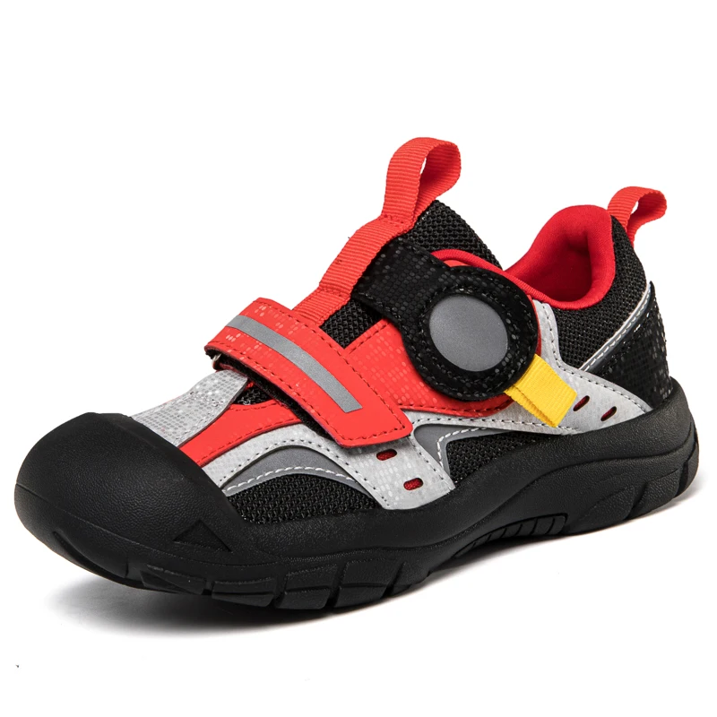 New Models High Quality Bmx Bike Shoes For Kid Safety Toe Rubber Children Cycling Road Sneaker 26-33 Back To School Sports