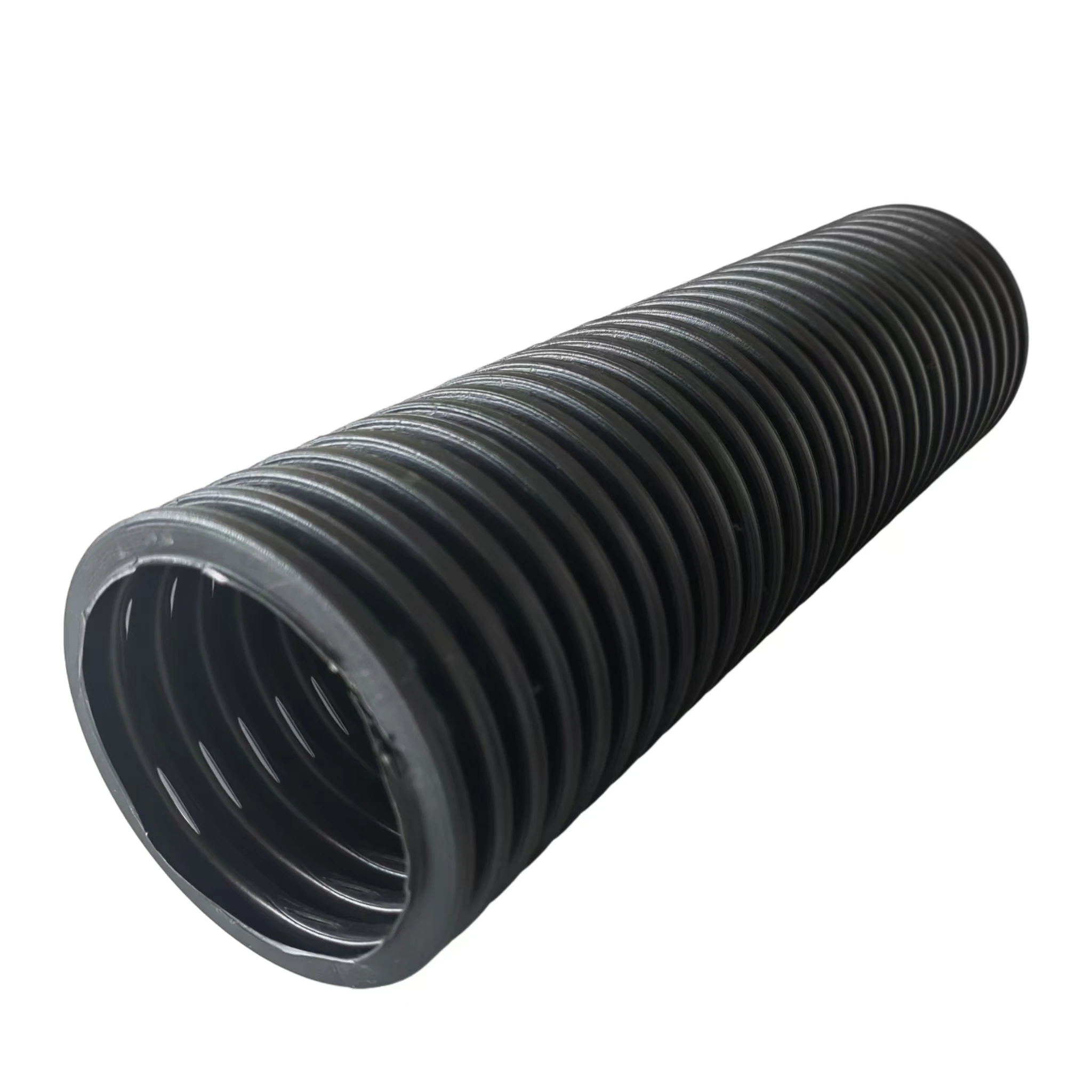 4 inch Perforated Corrugated drainage pipes have good flexibility and bending capacity for landfill drainage system