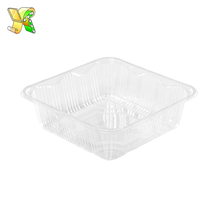 
Disposable Plastic Food Tray Food Compartment Tray Fruit Box 