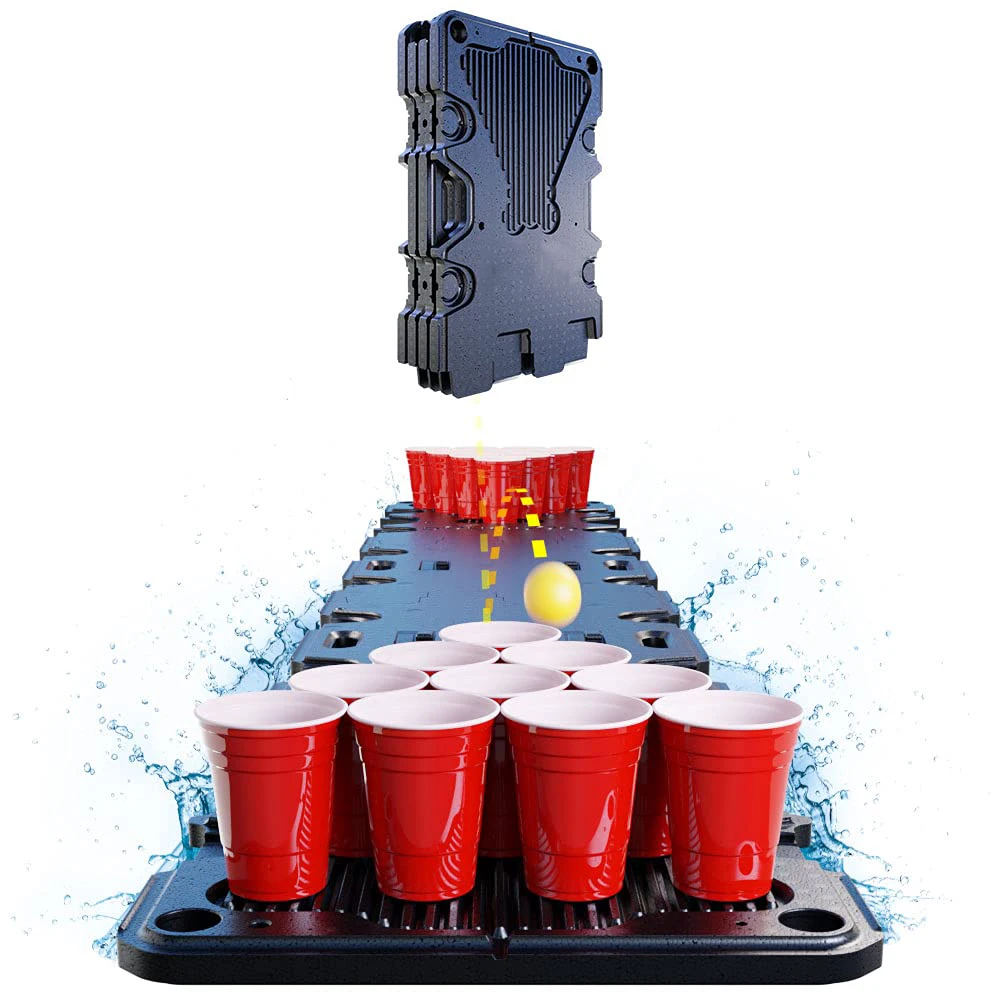 custom 4/6/8ft pool cup ping pong flip cup card games Floating game table Beer pong table for party