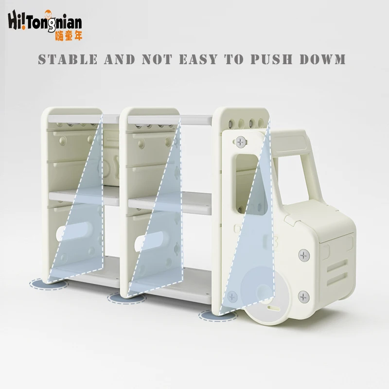 Kids Storage Cabinet Toy Shelf Car Shape Kids Storage Cabinet Toy Storage Shelf Plastic