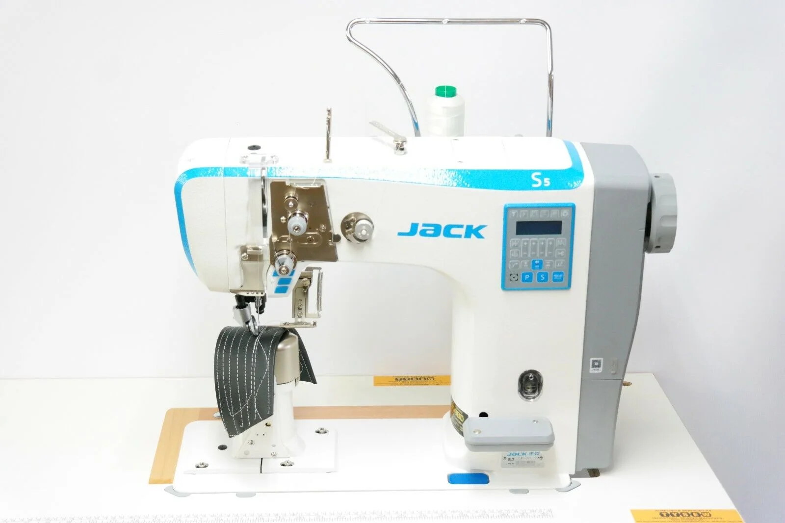 Brand New Jack S5 Post Bed Roller Wheel Feed Automatic Industrial Sewing Machine