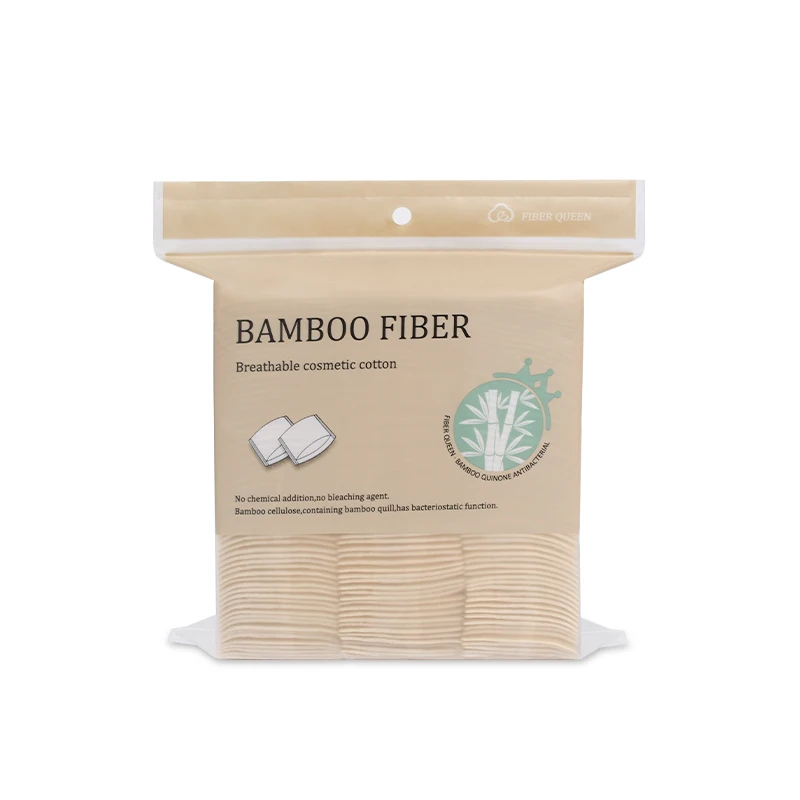 Bamboo Fiber Cotton Pad Makeup Remover Wipes Facial Skin Cleaning Pads