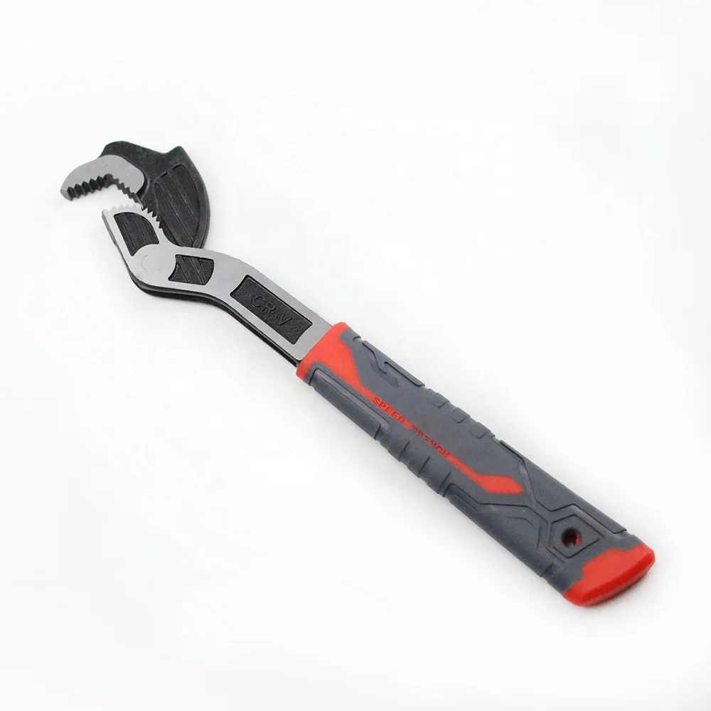 Torque big opening quick adjustable water pipe wrench spanner