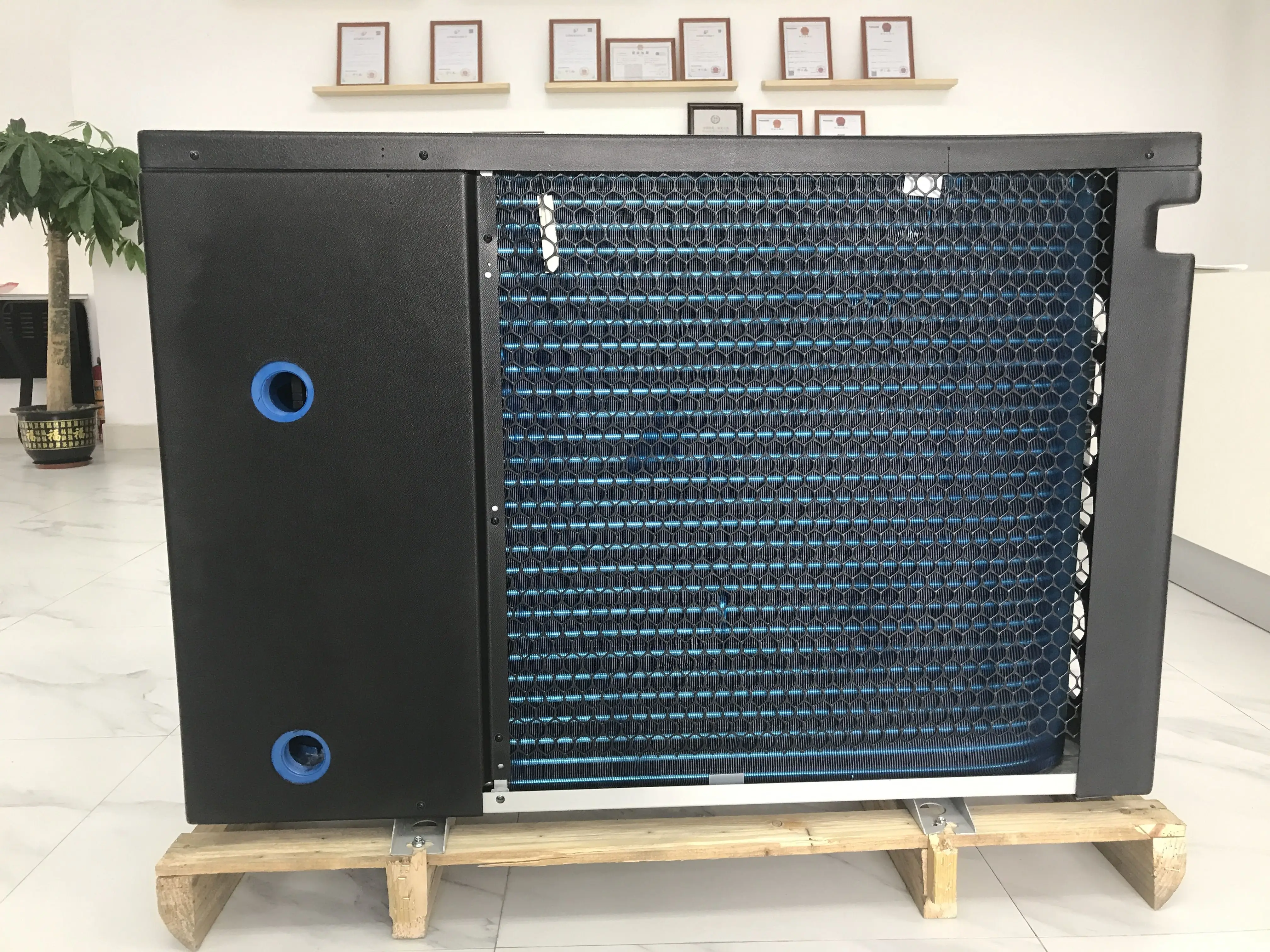 Lampopumppu Dc Inverter 16kw R410A Refrigerant Air Source Monoblock Heat Pump Water Heaters For  Heating Cooling and DHW