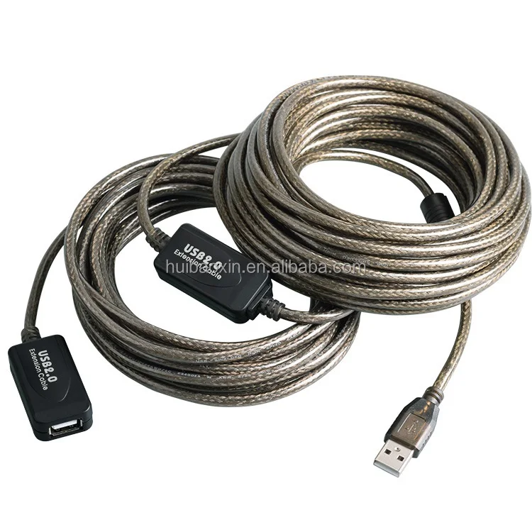 USB 2.0 extension cable for extension cords