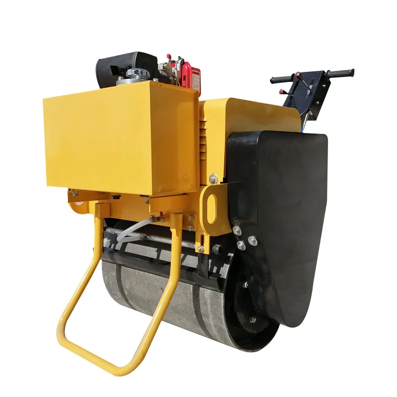 small hand roller compactor vibratory road roller double drum vibrating road roller