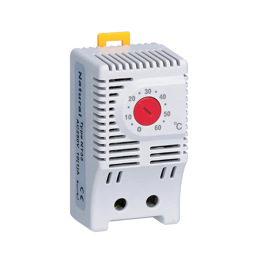 Регулятор температуры естественного цвета регулируемый термостатический Переключатель 220 В переключатель контроля термостата