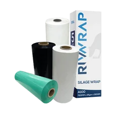 Farm Grass Bale Silage Film Wrapping 750 mm Green Baler Wrap for Sale