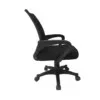 Factory Cheap Modern Metal Base Staff Conference Chair Leather Mid High Back Executive Office Visitor For Meeting Room