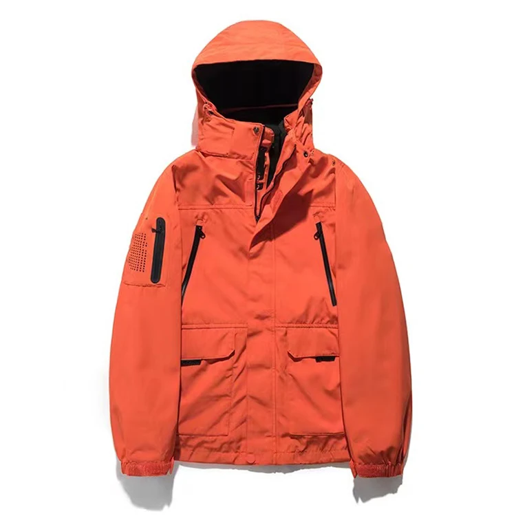 Изготовленным на заказ логосом 3 в 1 с отстегивающимся капюшоном разноцветный водонепроницаемый Пешие прогулки с флисовым подкладом для прогулок с жестким корпусом и куртка