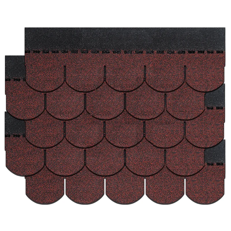 Fish scale type jingda china factory quality warranty color sand covering asphalt shingles roof tile