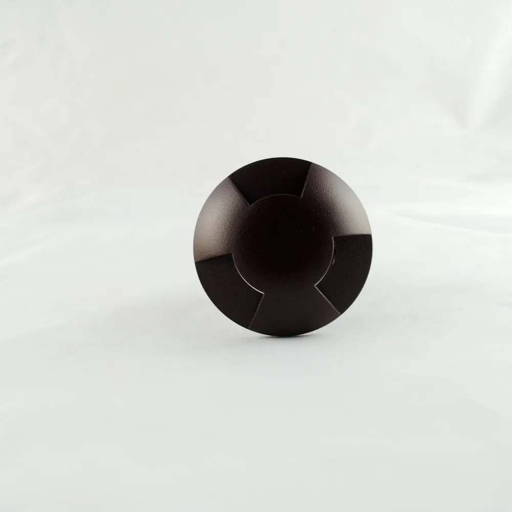 Three-hole half-moon shaped light stair light,Small deck floor spotlight,  outdoor small garden light