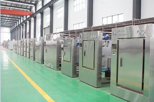 AQS 2000L steam ampoule leak test autoclave