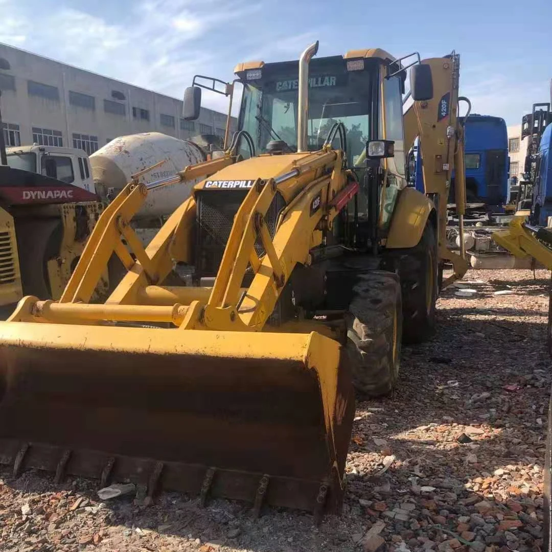 CAT 420F для продажи гусеничный экскаватор-погрузчик б/у в Китае ретро-экскаватор cat 416