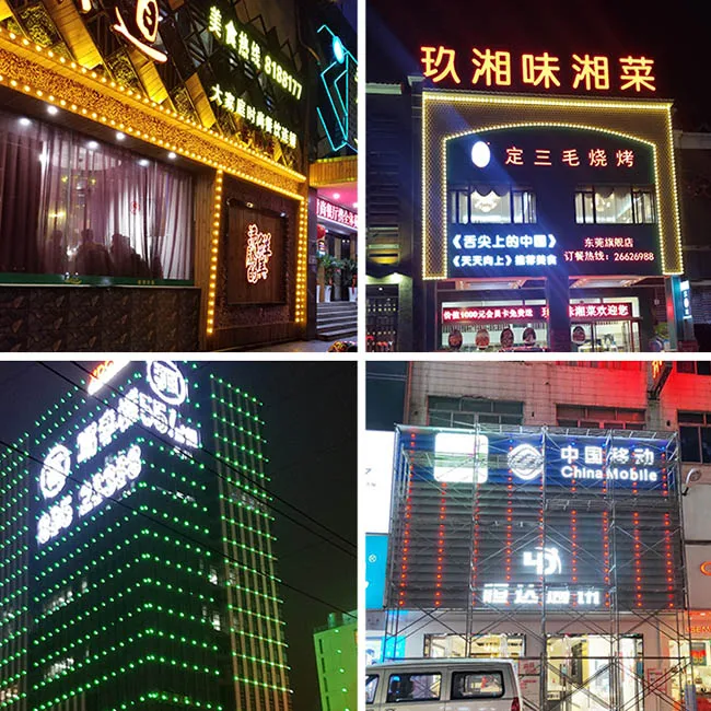 Наружный новый яркий Rgb точечный модуль 50 мм Ip65 цифровой водонепроницаемый Светодиодный точечный пиксельный свет