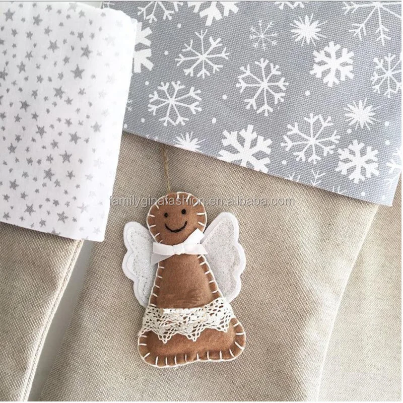 Wholesale Monogrammed Christmas Decoration Natural Christmas Pet Stockings