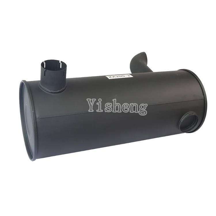 Engine Muffler Parts SK200-6 Excavator Exhaust Muffler