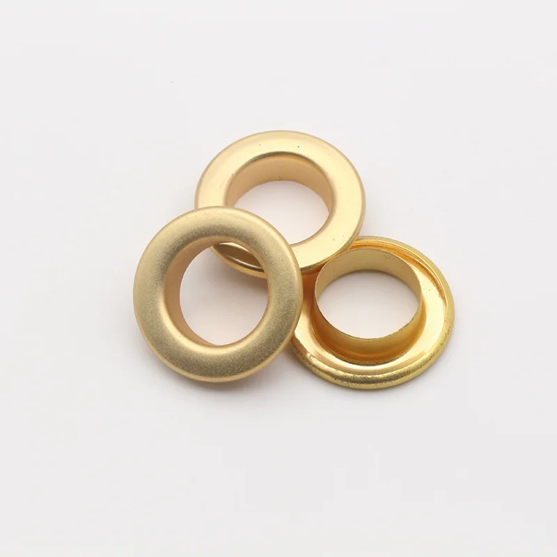 Wholesale plastic/metal eyelets 6mm round garment eyelet for embroidery textile cotton dress