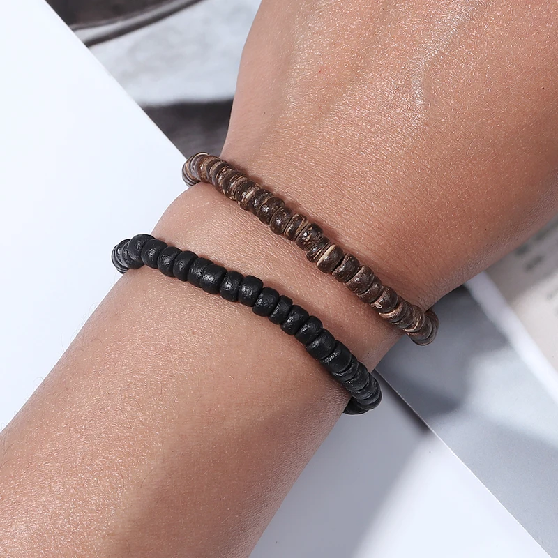 High Quality Wholesale Coconut Wood jewelry Beads DIY fashion jewelry Coconut Wood jewelry Beads