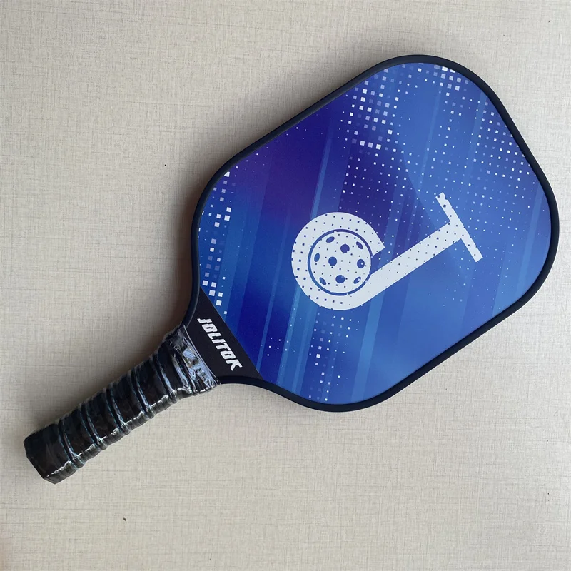 Wholesale Custom Usapa Approved T300 T700 Raw Graphite Edge Guard Pickleball Paddle Set Raw Carbon Fiber 16mm Thermoformed