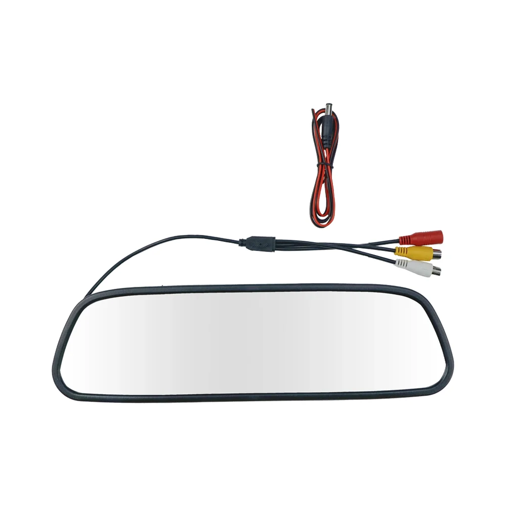 Universal 12-24V 5 Inch Lcd Monitor Auto Invigilator Rear View Mirror Mount Clip-On Hd Car Rearview Mirror for Car Truck Van Bus