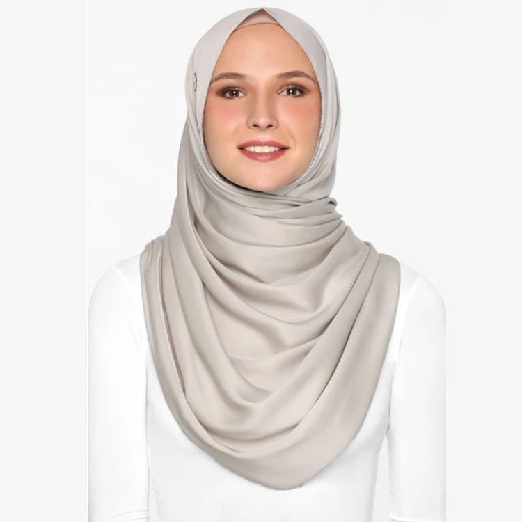 High Quality Comfortable Islamic Clothing Long Underscarf Singapour Inner Scarves shawl printing women square hijab scarf