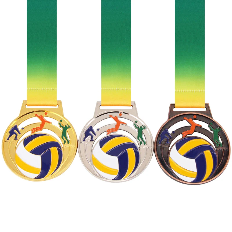 Zinc Alloy 3D Metal Award Gold Silver Medals Race Custom Sports Cheap Medal