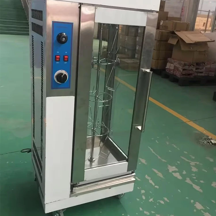 Global Best Seller  Gas Two Full Lamp Rotisserie Barbecue Roast Sucking Pig & Steak Stainless Steel Automatic Rotating Oven