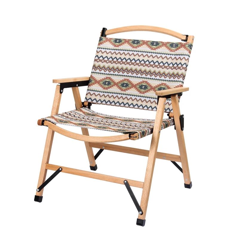Уличная мебель Tianye, садовый складной Штабелируемый деревянный складной стул из Букового дерева с поперечной спинкой, японский