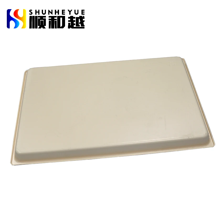 Waterproof Plastic animal cage tray ABS laminated with  PVC wood grain Plastic pet cage Tray