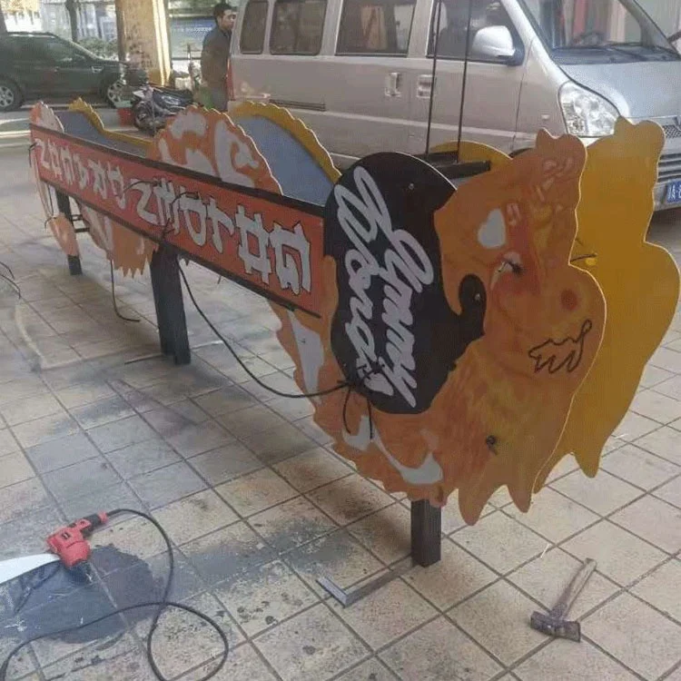 Retro Giant Dragon Glass Tube Neon Sign Honkong Style Neon Tubing Display