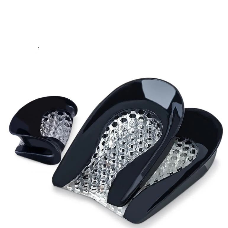 1 пара черный соты с амортизацией самоклеящийся PU гель костной Шпоры боли каблук массажная подушка под пятку чашки