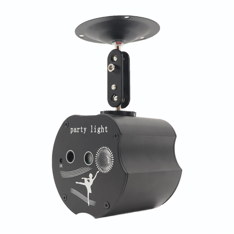 New Arrival Portable DJ Disco Stage Laser Light with Remote Control Sound Activated LED Projector RGB 48 Patterns Party Light