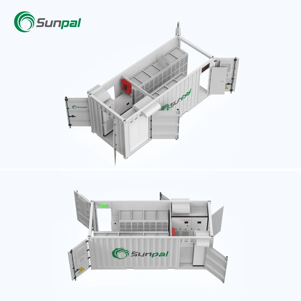 Sunpal Commercial Solar Energy Storage Lithium 500kWh 1MWH Lithium Solar Battery 20Ft Container Energy Storage System