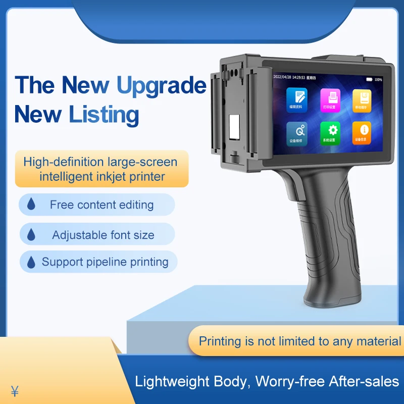 Многоцветный портативный струйный принтер WECARE h91для печати минеральной воды в