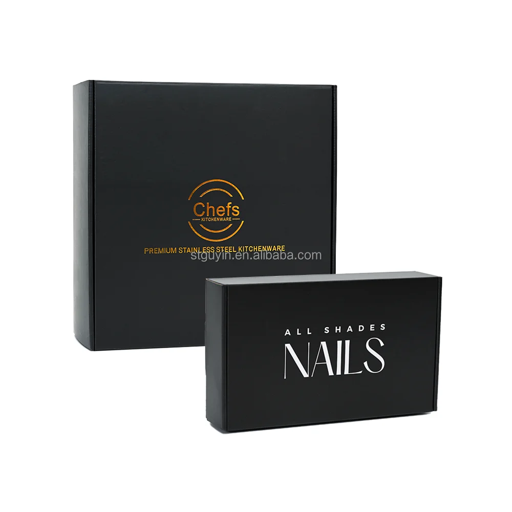 China Manufacturer Custom Logo Black Christmas Box Custom Design Gift Box For Small Business