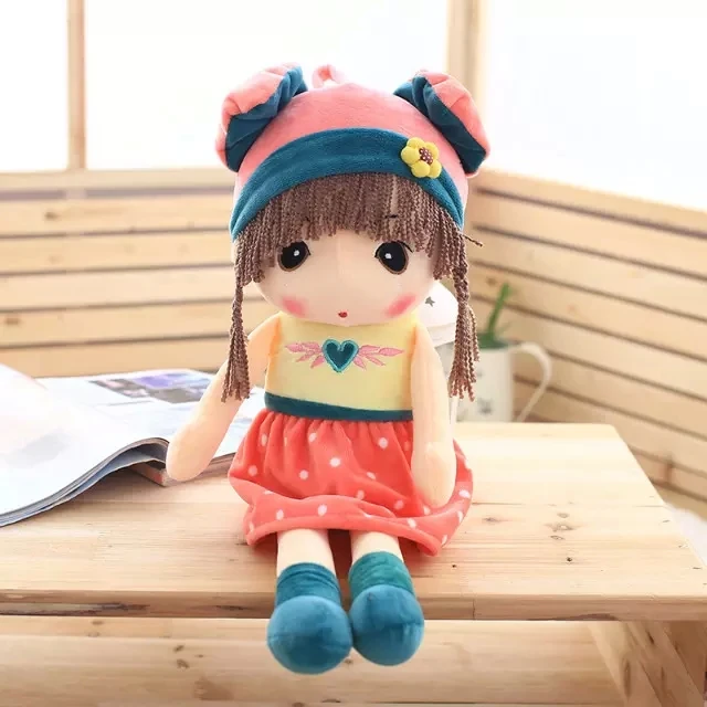 Dropshipping Kawaii Plush Doll Spring Girl Strawberry Baby Doll 45cm Plush Fairy Doll for Girls