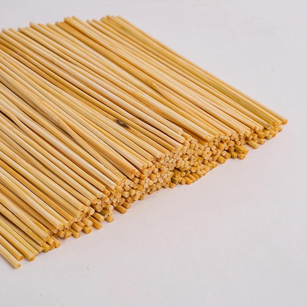 High Quality Eco Friendly Barbecue Round Disposable Skewer 2.5mm 25cm BBQ Bamboo Stick on Grill