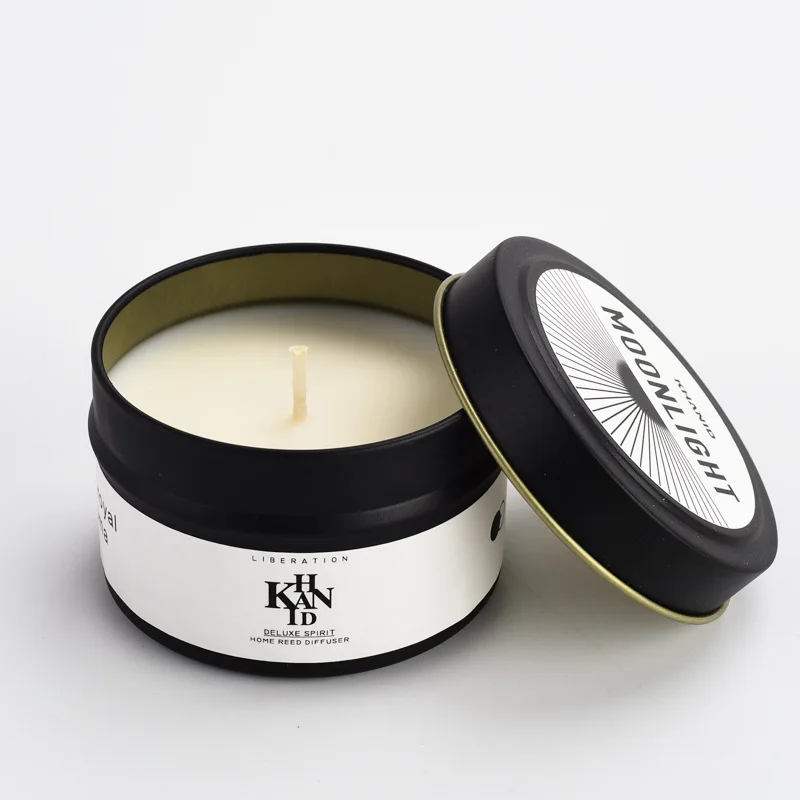 65g Soy Wax Tin Aroma Crystal Stone Rose Flower Home Fragrance Scented Candle