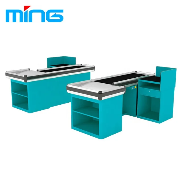 Supermarket Cashier Desk Equipment Checkout Counter