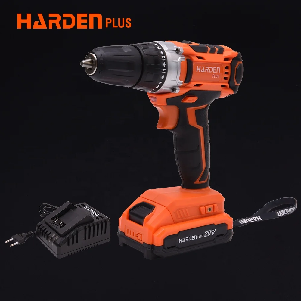 HARDEN brand Professional Power Tools 2000mAh 20V Electrical Cordless Drill Set