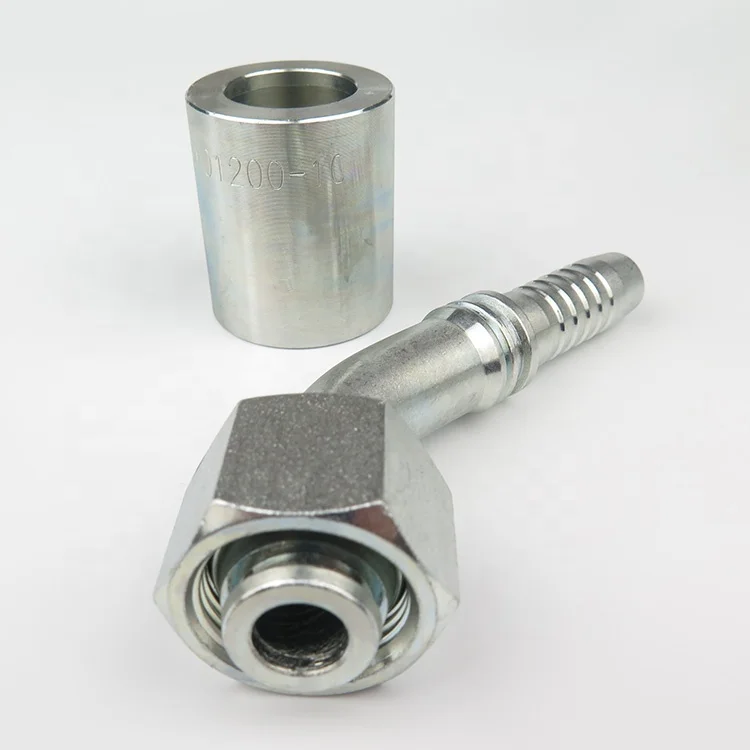 20441 Standard Production 45 Elbow High Pressure Hydraulic Assembly Fitting Rubber Hose Plugin