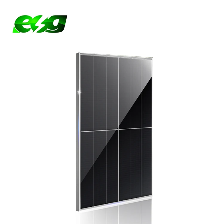 ESG New Arrival 390W Solar Full Black 395W 400W 405W Monocrystalline  Solar Power Shingles Panels