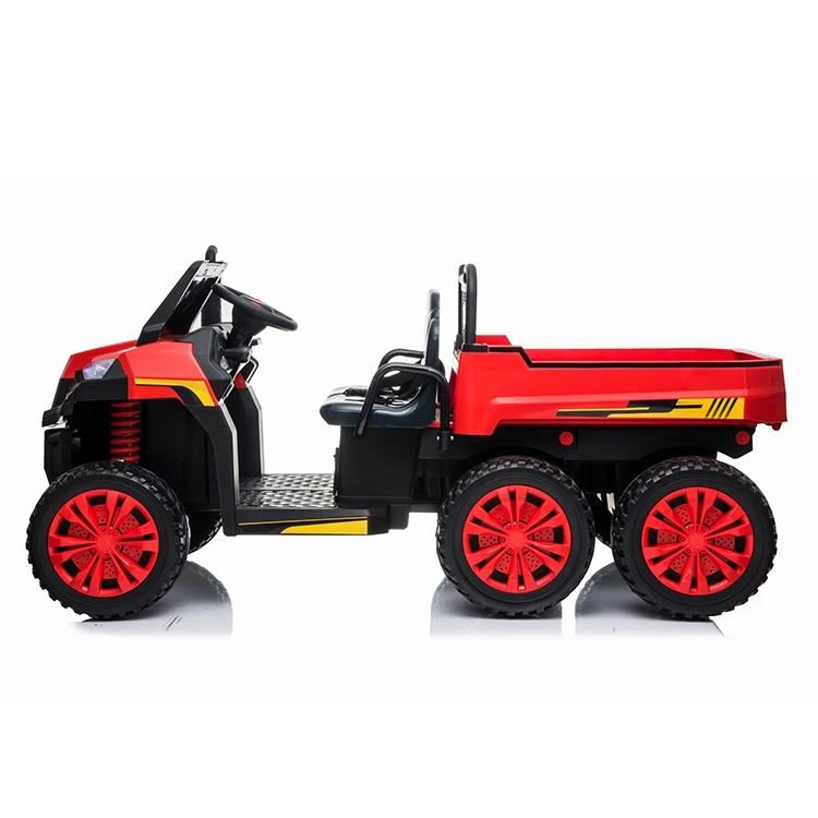 24V Battery 4 Motors 6-wheel Children Electric Toy Ride On Car Tractor
