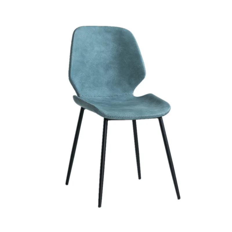 Contemporary contracted hotel light luxury restaurant cafe household paper art leisure metal foot chair