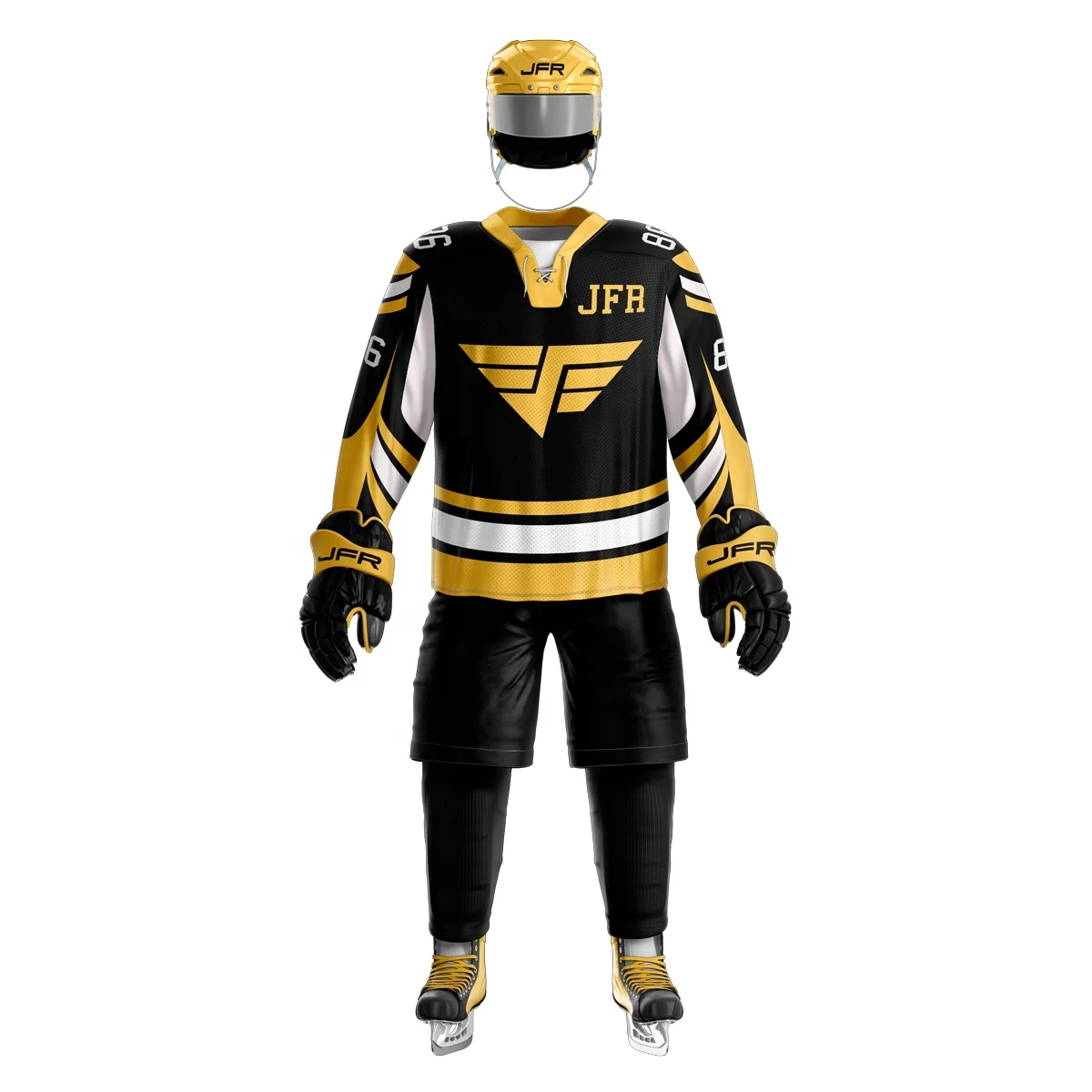 
Wholesale Top Quality Cheap Free Design Free Sample Oversized Tackle Twill Sublimated Pro Team Custom Ice Hockey Jersey Shirts 